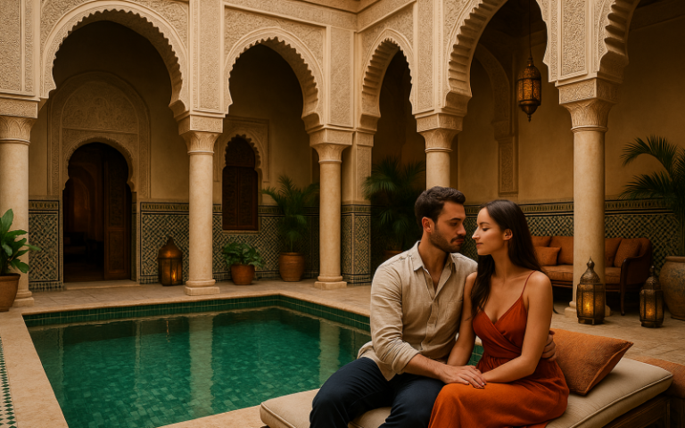 Marrakech segreta: riad di lusso con hammam privato per coppie