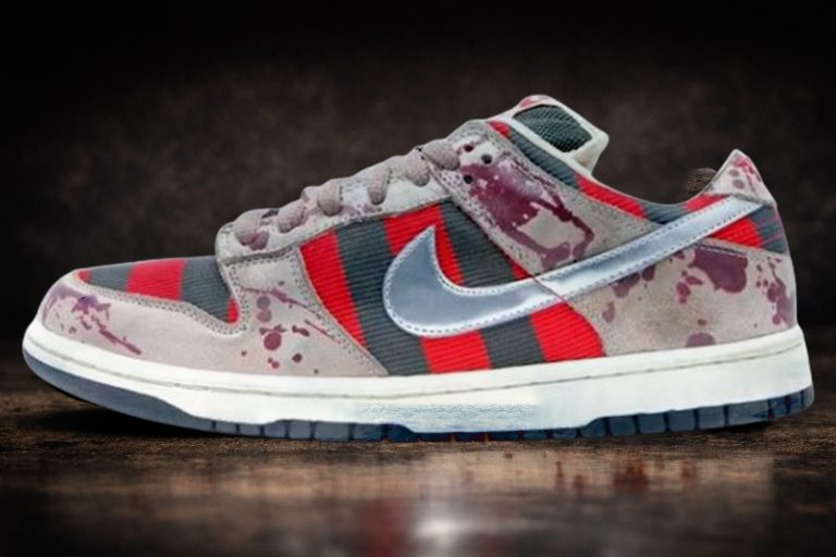 Nike Dunk SB Low Freddy Krueger sneaker lusso rara